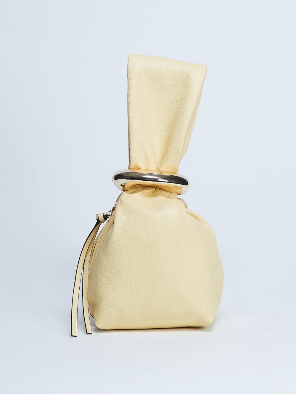 TOPSHOP Wristlet Bag in Lemon
